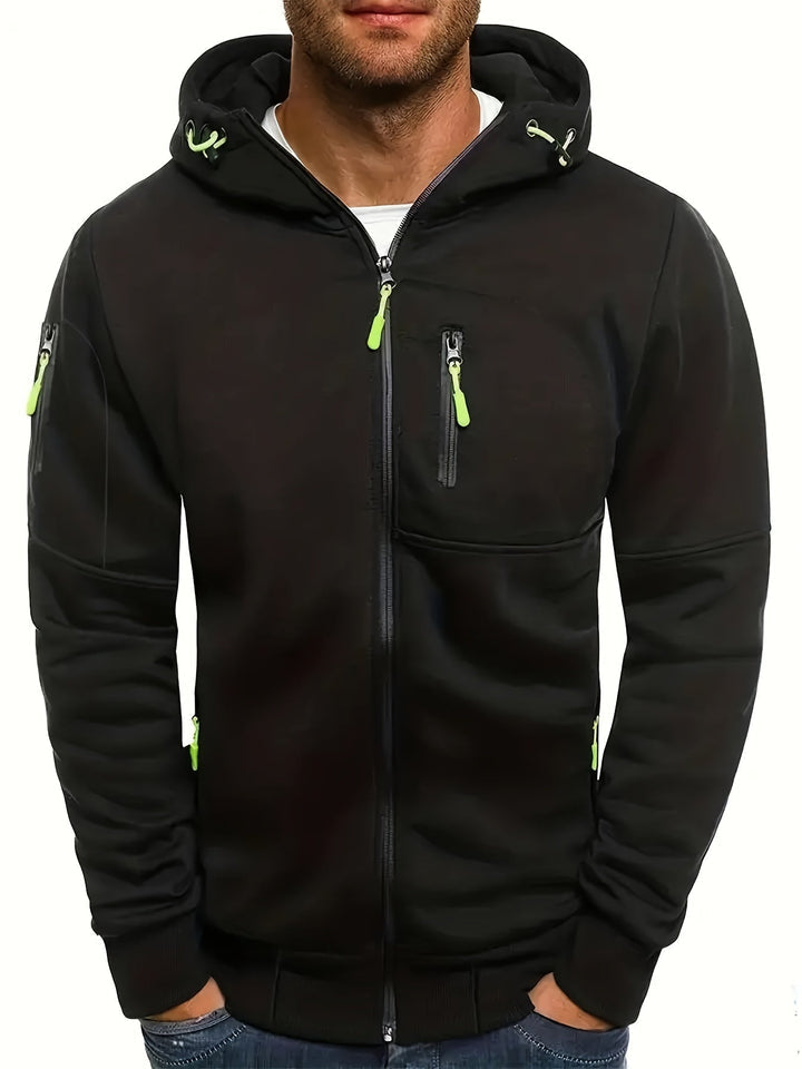 Hoodie de sport à zip avec fonction