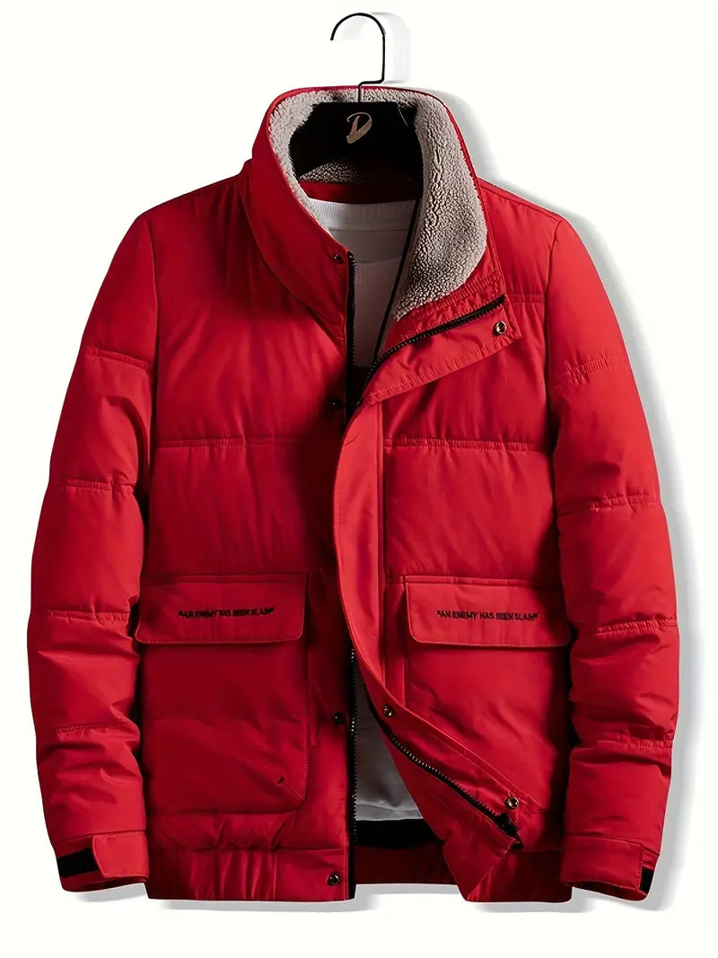 Veste élégante pour homme avec col et fermeture éclair