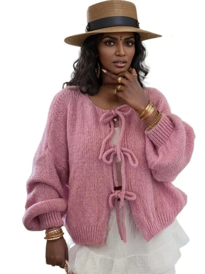 Gilet cardigan doux pour femme Confortable Élégant