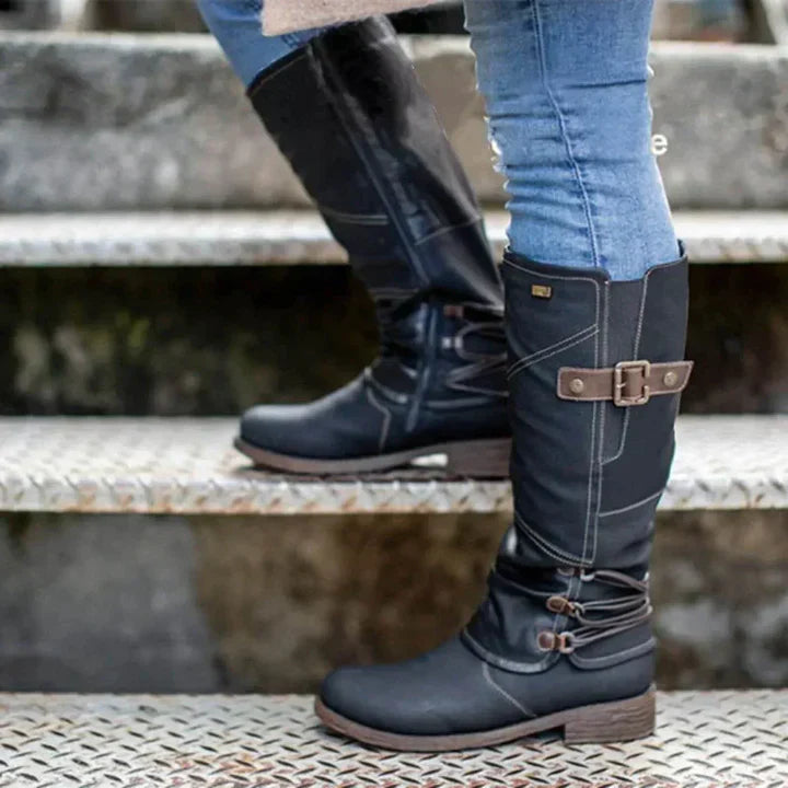 Bottes Serafina pour femme, cuissardes, talons hauts