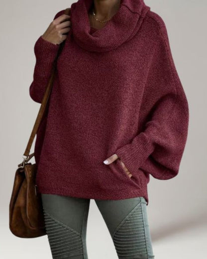 Pulls élégants à col montant pour femme