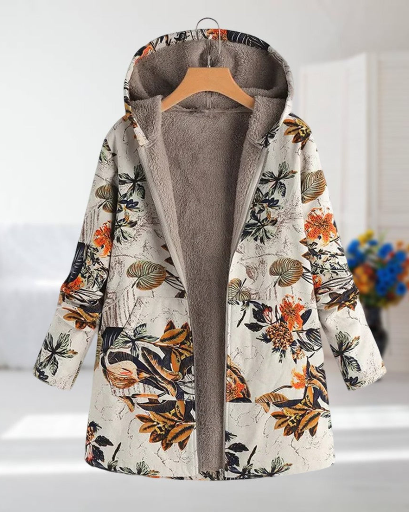 Veste d'été imprimé floral femme