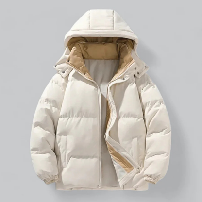 Doudoune matelassée à capuche pour homme