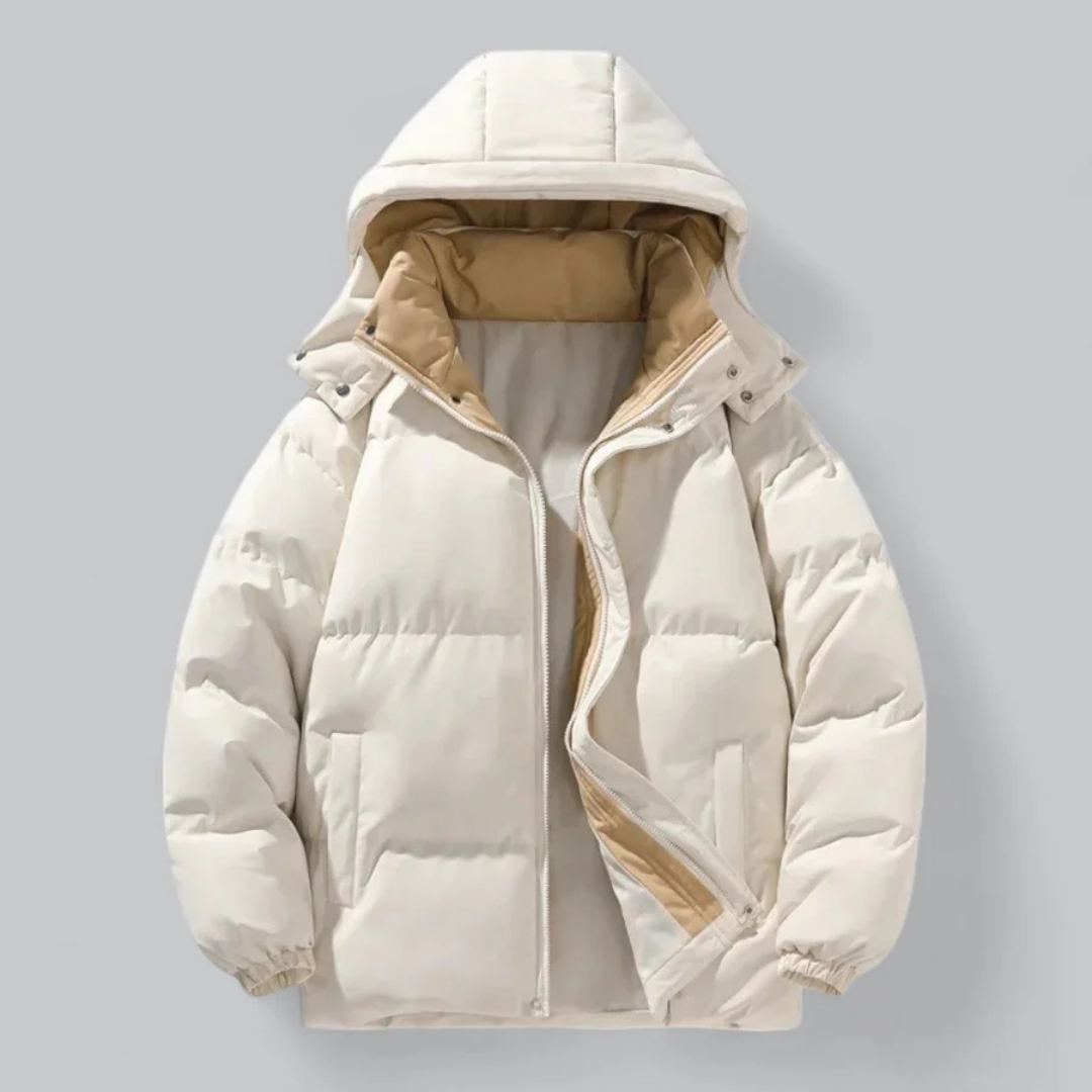 Veste d'hiver homme à capuche isolée