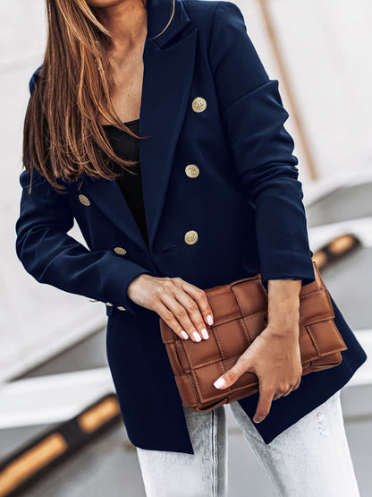 Isabella Blazer femme moderne à double boutonnage