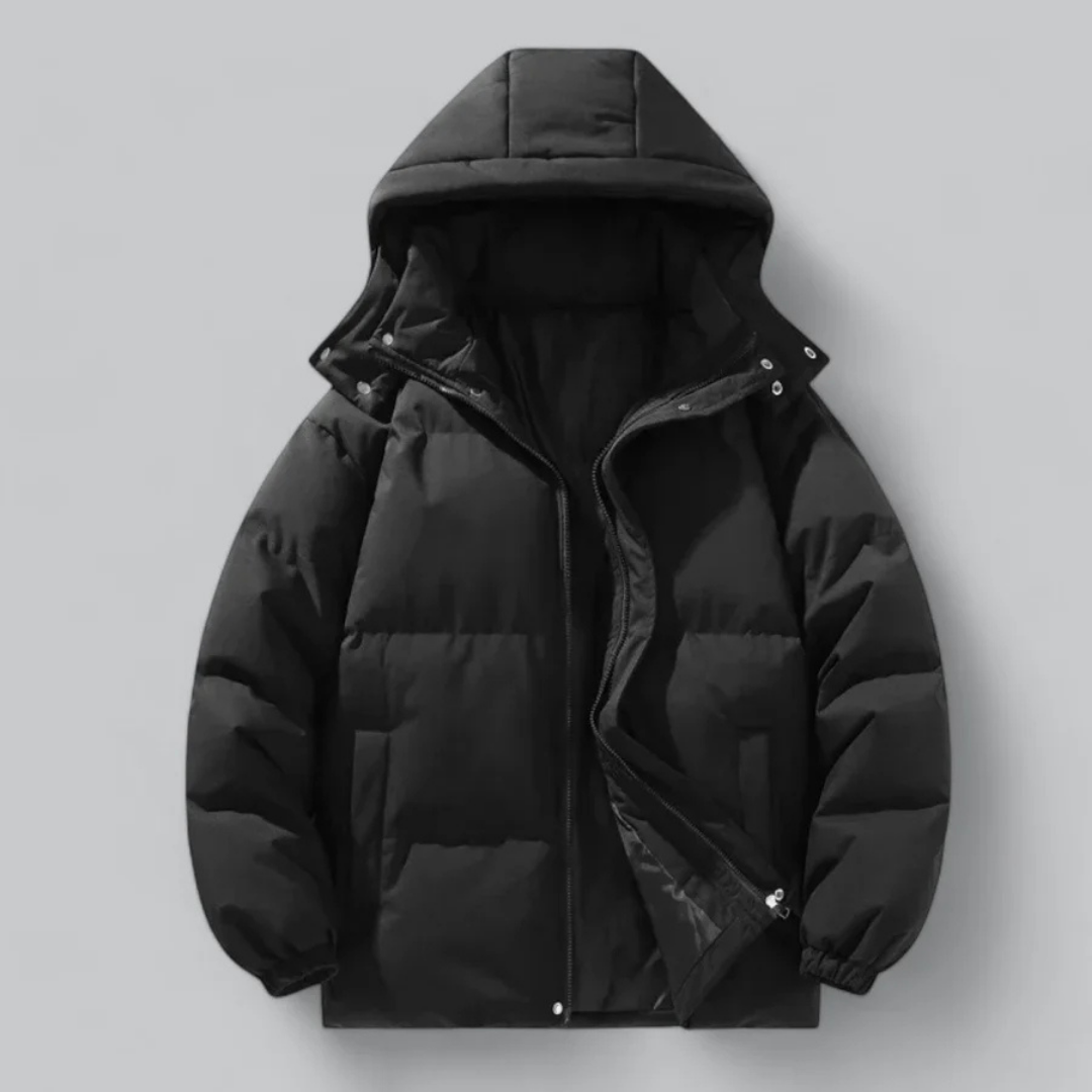 Veste d'hiver homme à capuche isolée