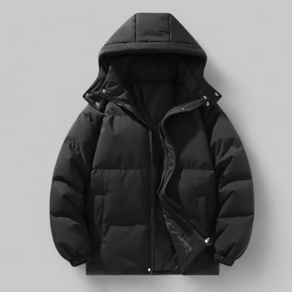 Veste d'hiver homme à capuche isolée