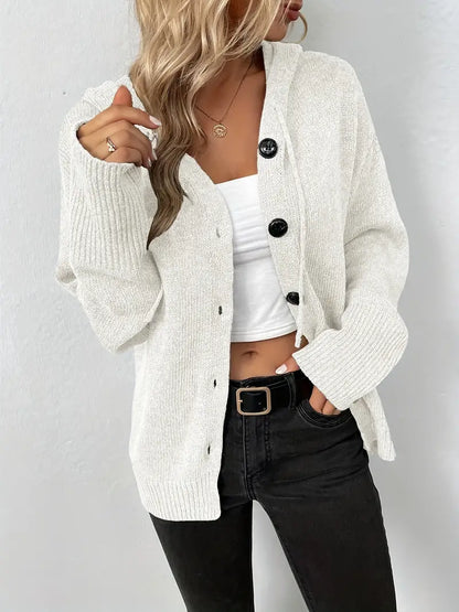 Gilet cardigan femme moderne boutonnage stylé