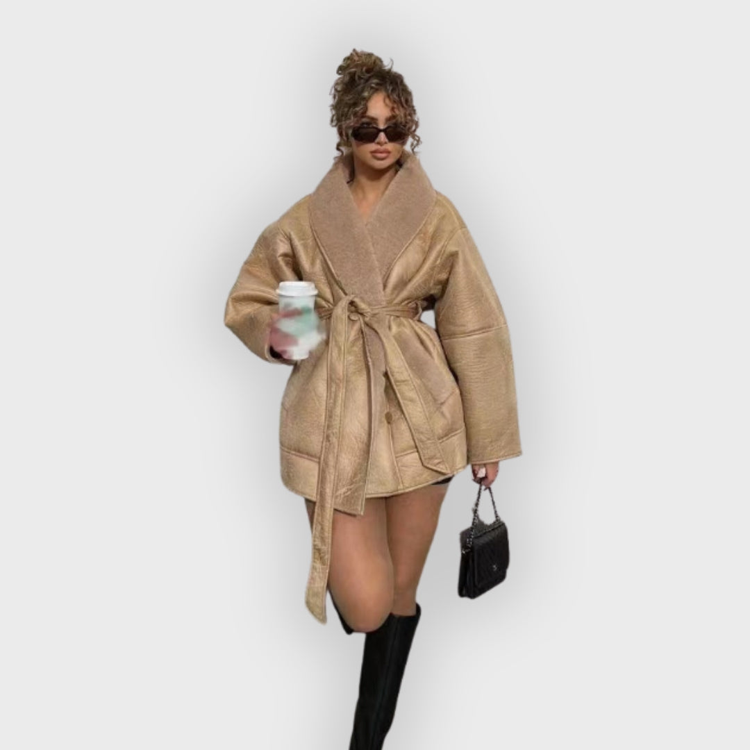 Trench-coat oversize décontracté