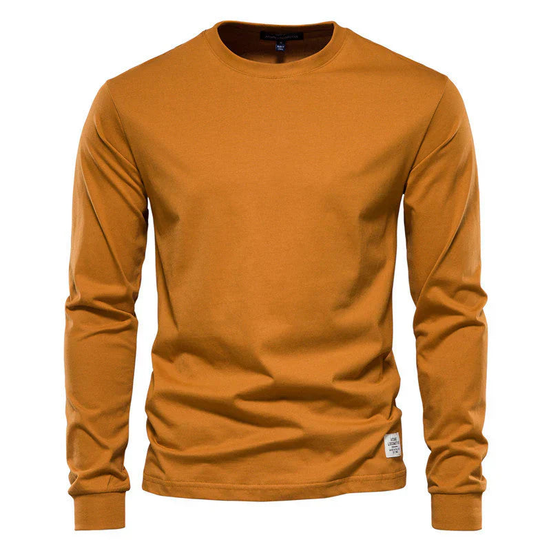 Chemise décontractée confortable à manches longues pour hommes