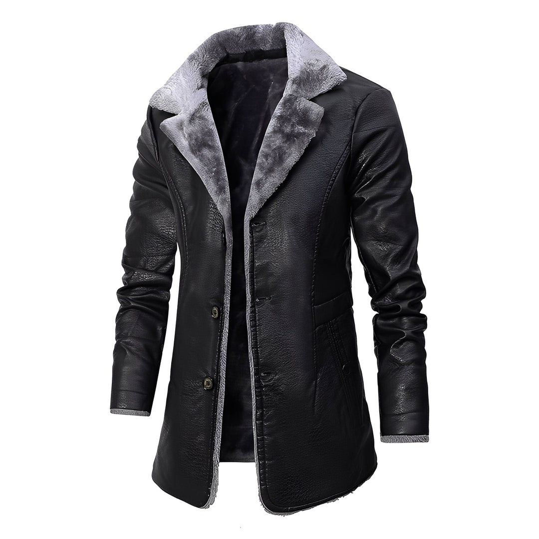 Manteau en peluche chaud pour hommes décontracté moderne