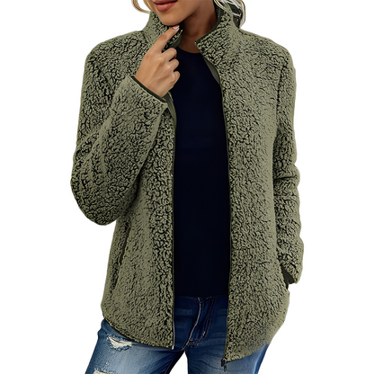 Veste polaire moderne pour femme, chaude et élégante