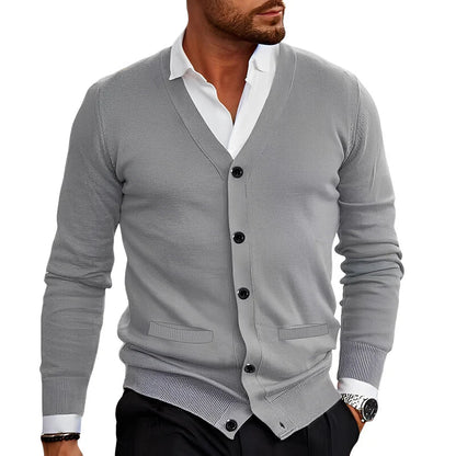 Cardigan Homme Confortable Style Décontracté