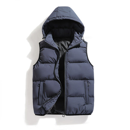 Gilet homme chaud à capuche moderne