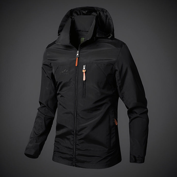 Parka imperméable à capuche sportif pour homme