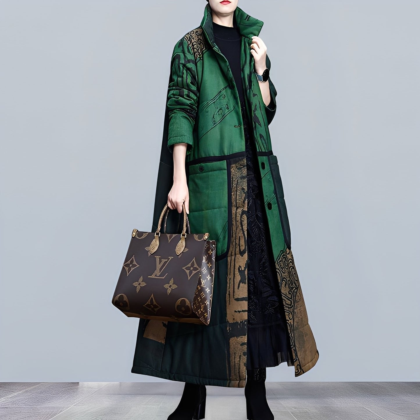 Parka tendance pour femme, décontracté et moderne