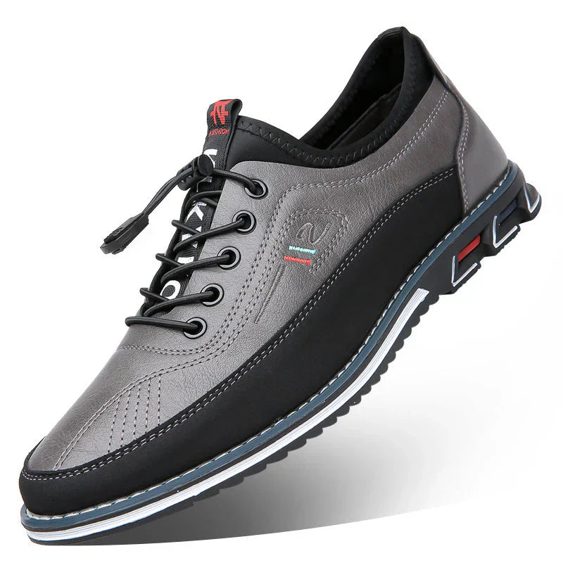 Baskets homme antidérapantes cuir sport