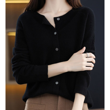Cardigan de luxe 100 % cachemire doux