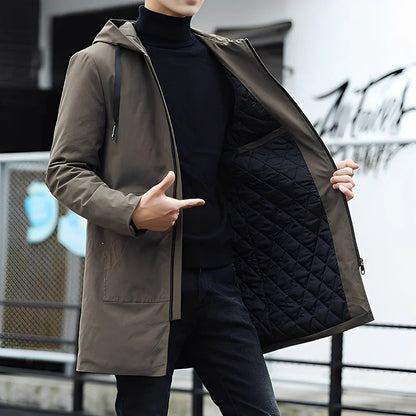 Veste de loisirs légère à capuche pour hommes