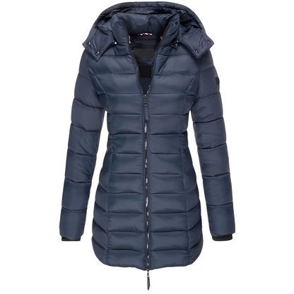 Manteau élégant pour femme, chaudement rembourré