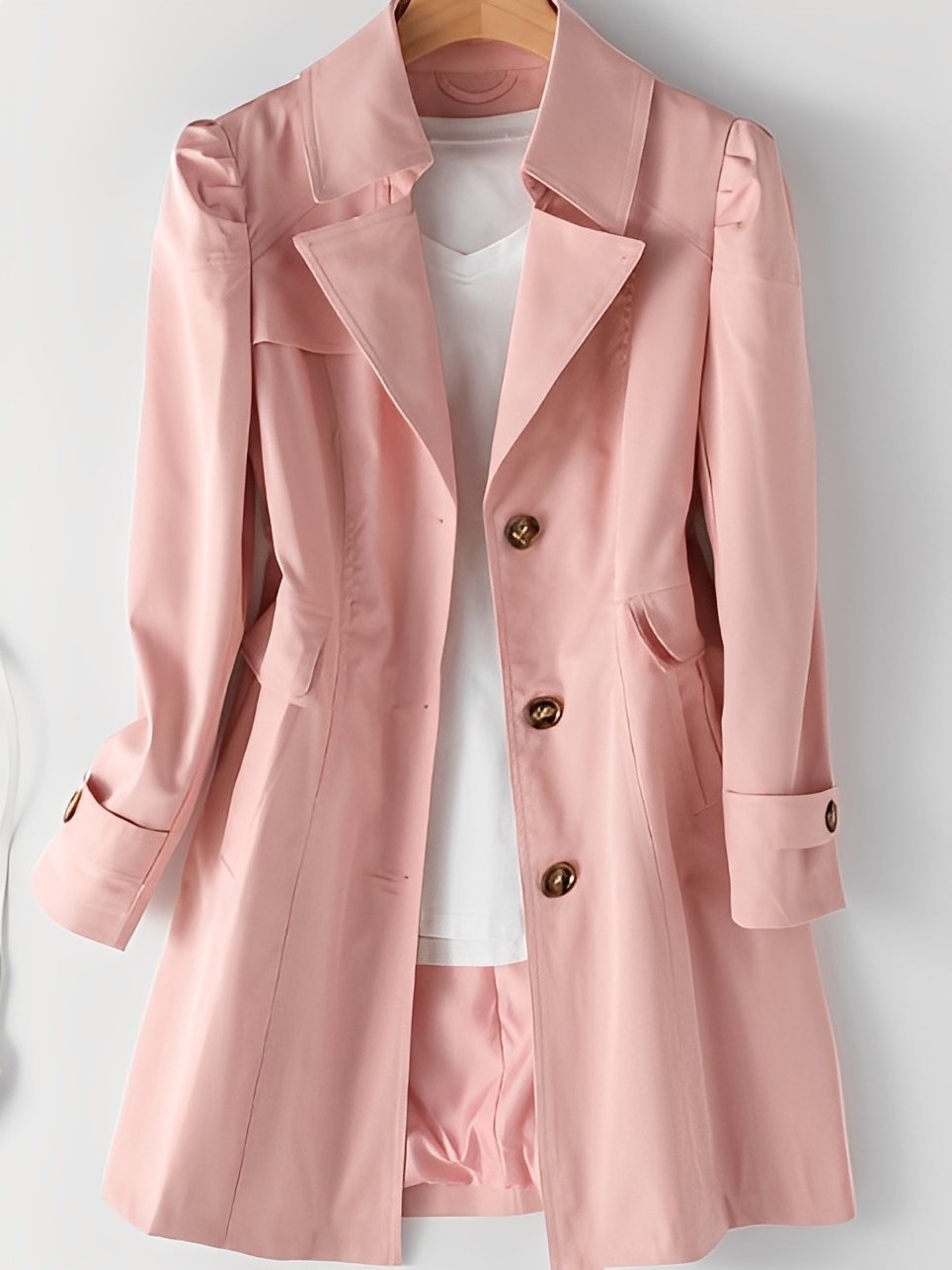 Trench-coat stylé pour femme en cachemire