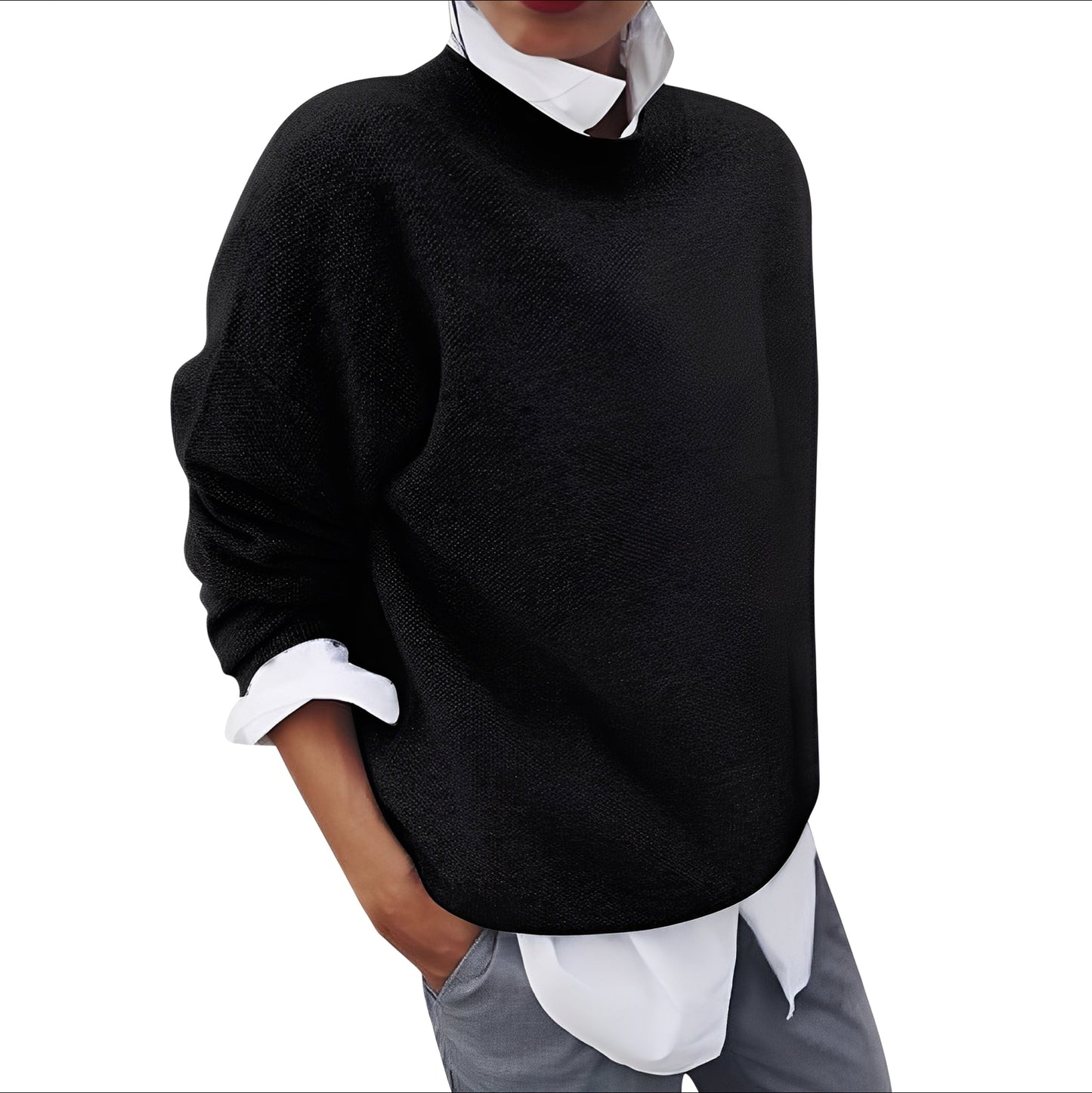 Pull-over confortable pour femme Coupe décontractée