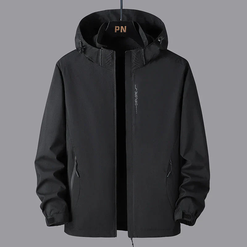 Imperméable unisexe stylé avec capuche