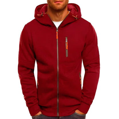 Veste stylée pour homme, moderne, à capuche