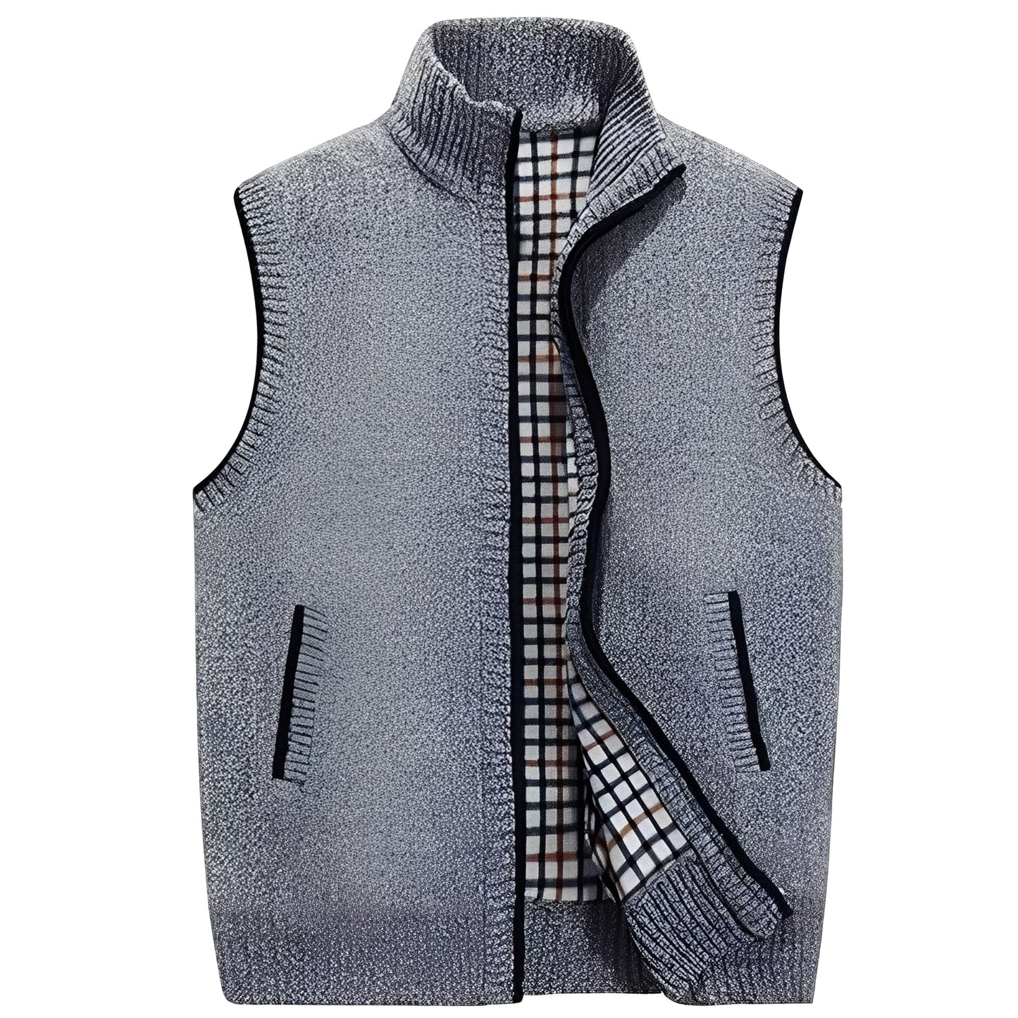 Gilet élégant en polaire pour hommes