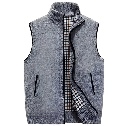 Gilet élégant en polaire pour hommes