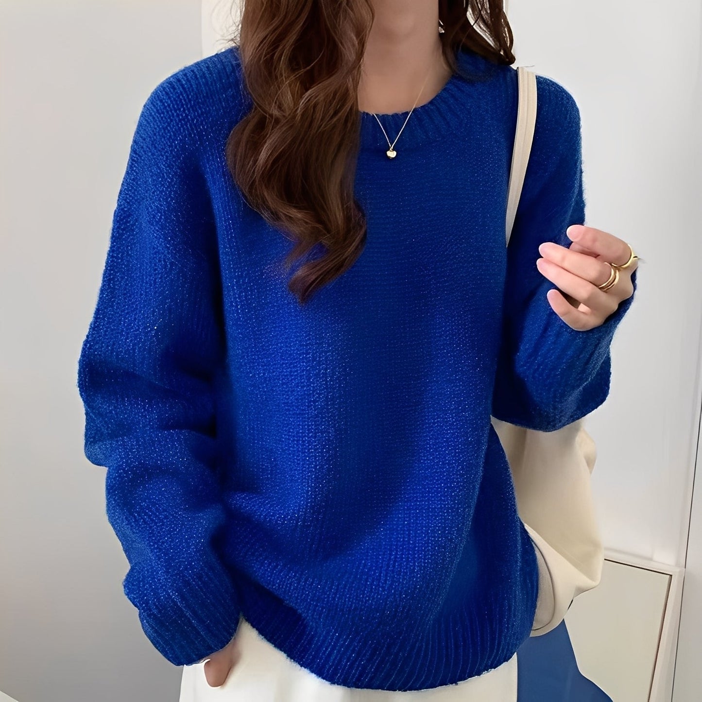 Pull oversize femme Simple chic