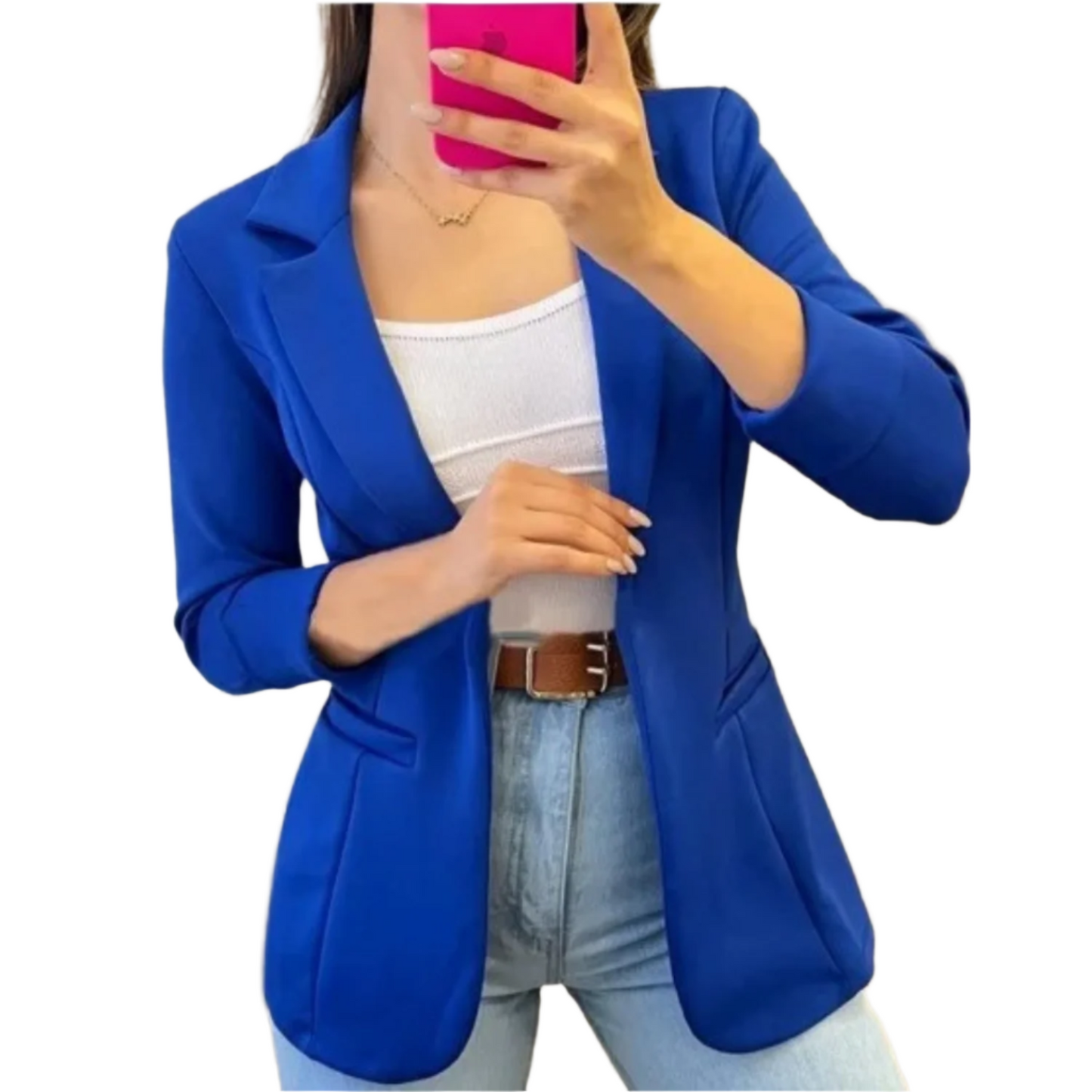 Blazer femme stylé effet vintage