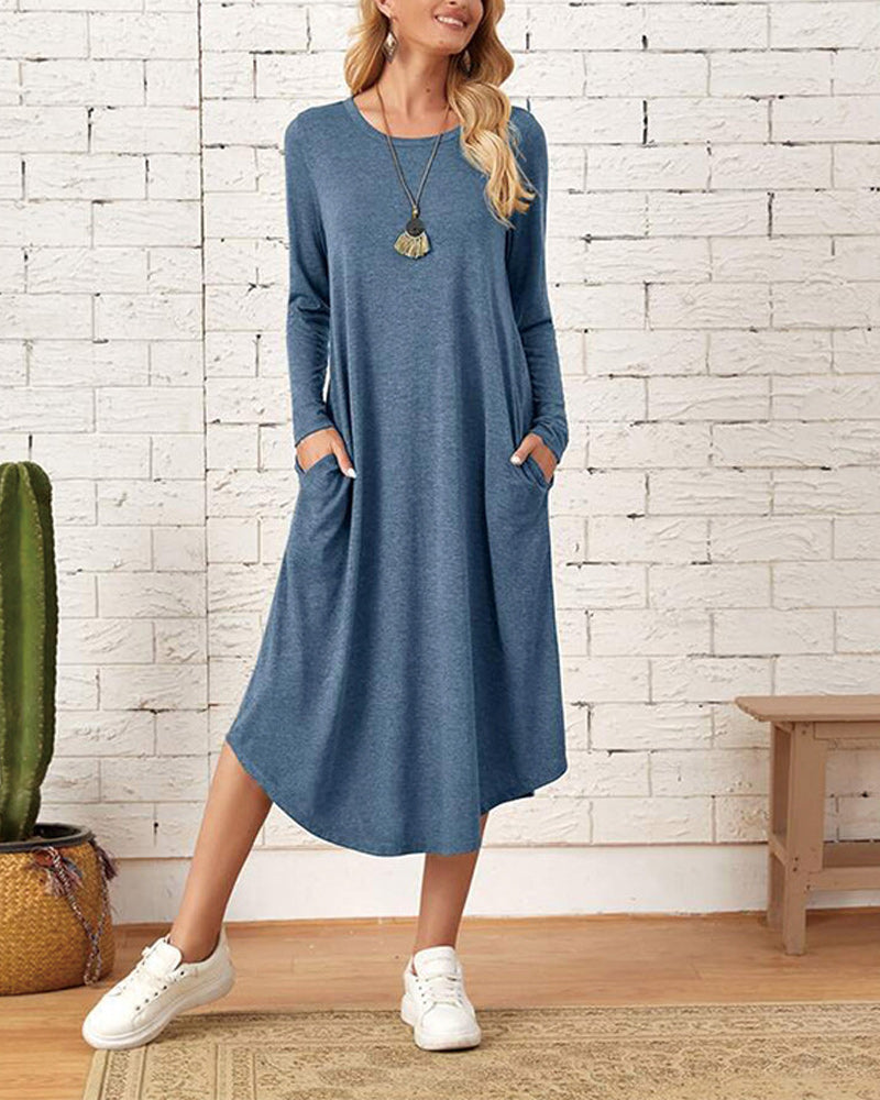Robe d'été décontractée avec poches