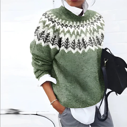 Damenpullover Warm Stylisch Modern - IdealeKleiden