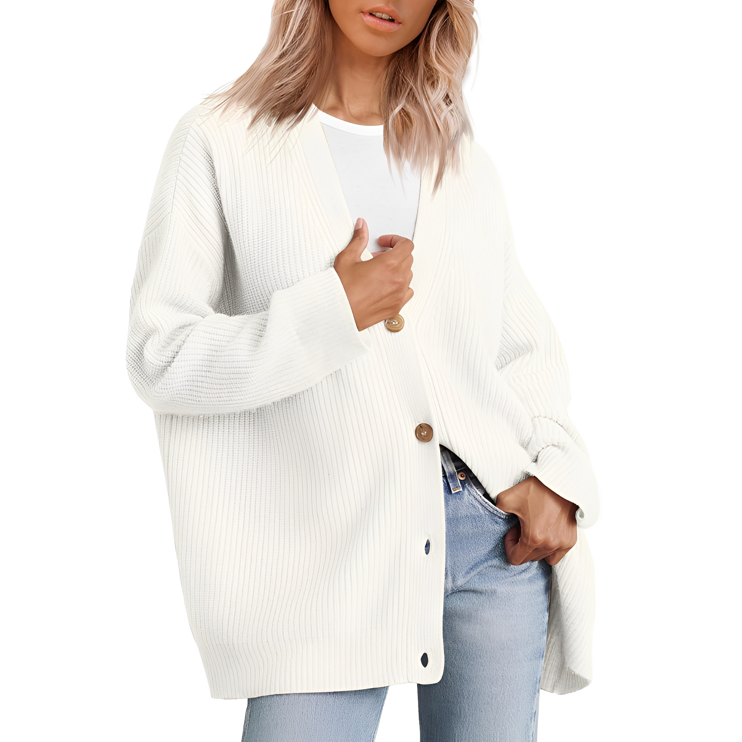 Cardigan ample et confortable pour femme