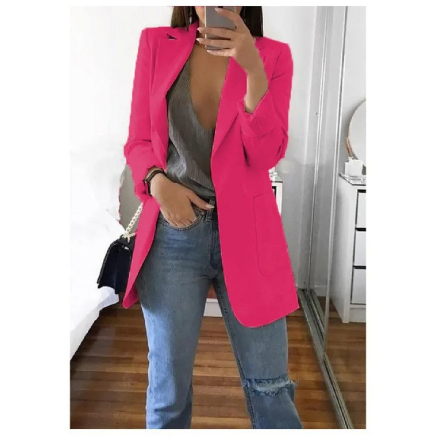 Blazer femme kaki mode automne
