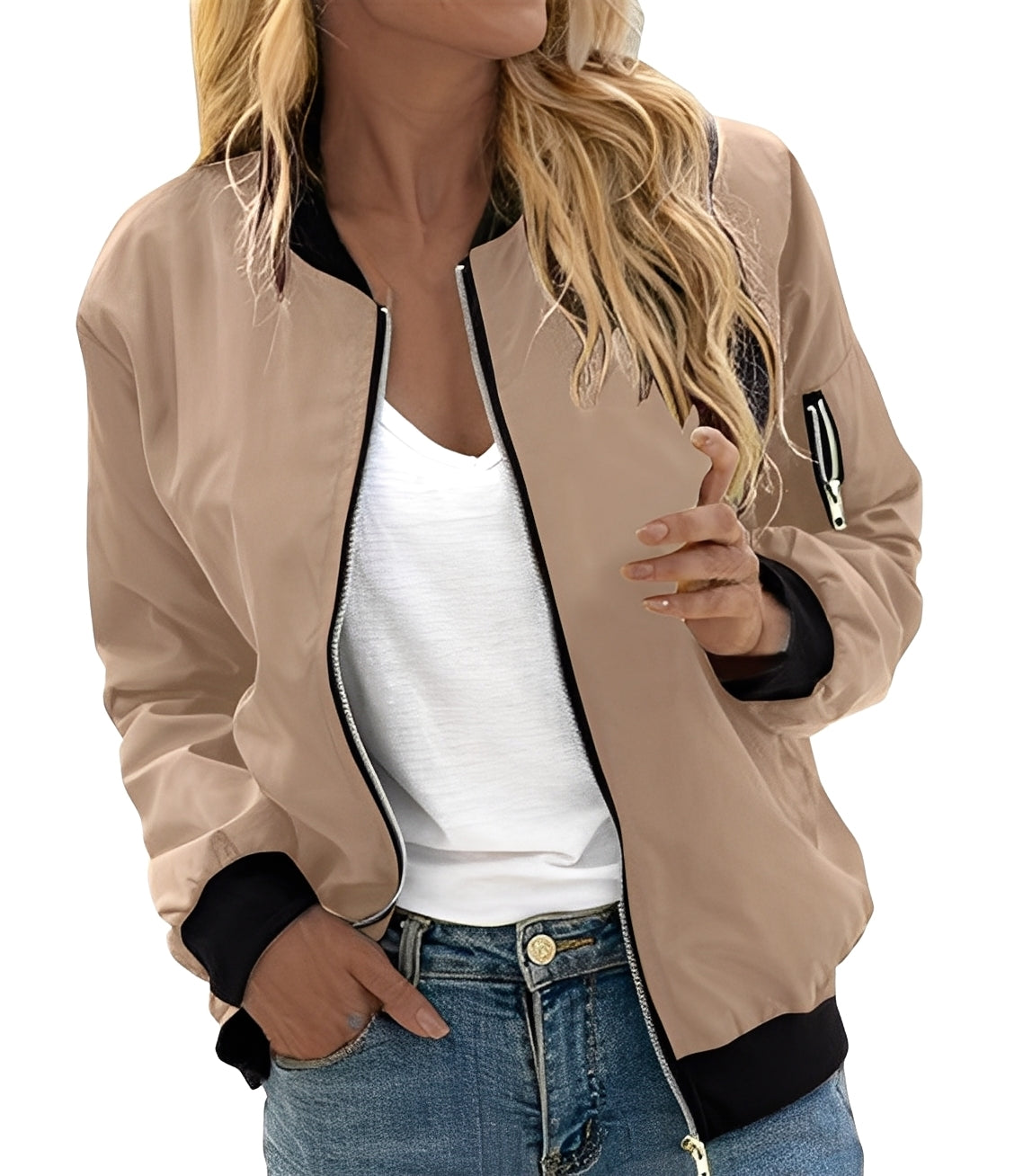 Blouson bombardier femme tendance confortable élégant