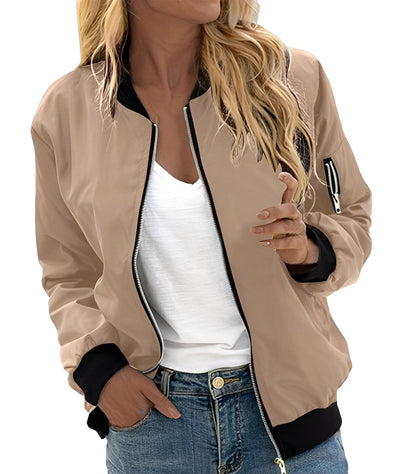 Blouson bombardier femme tendance confortable élégant