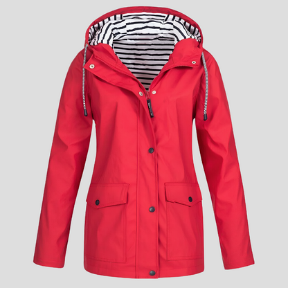 Veste imperméable femme d'extérieur fonctionnelle