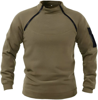 Pull en polaire tactique homme outdoor