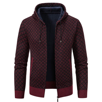 Veste élégante homme capuche coupe slim
