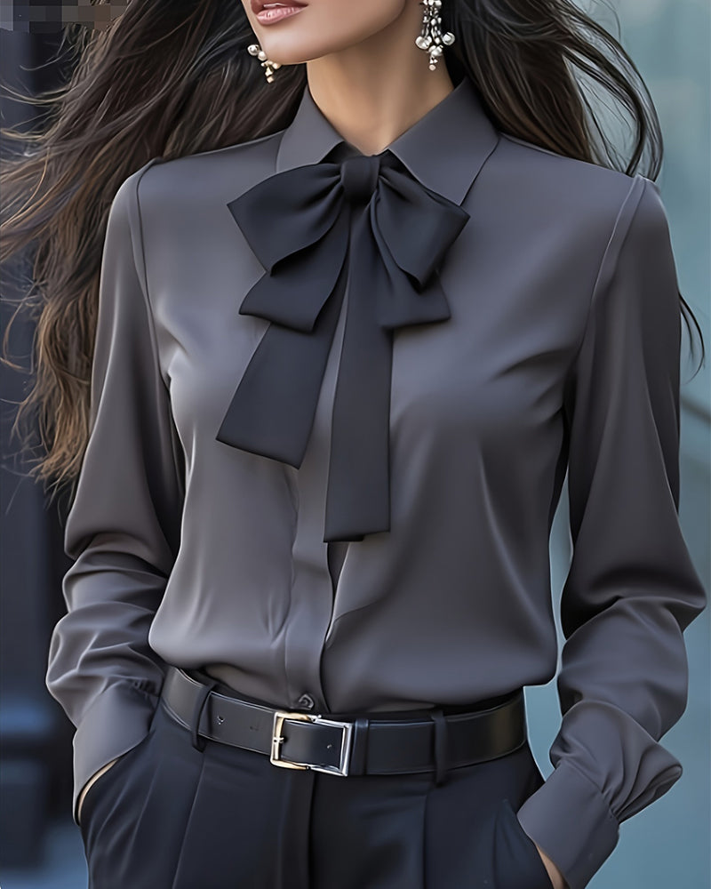 Robe élégante femme nœud volants