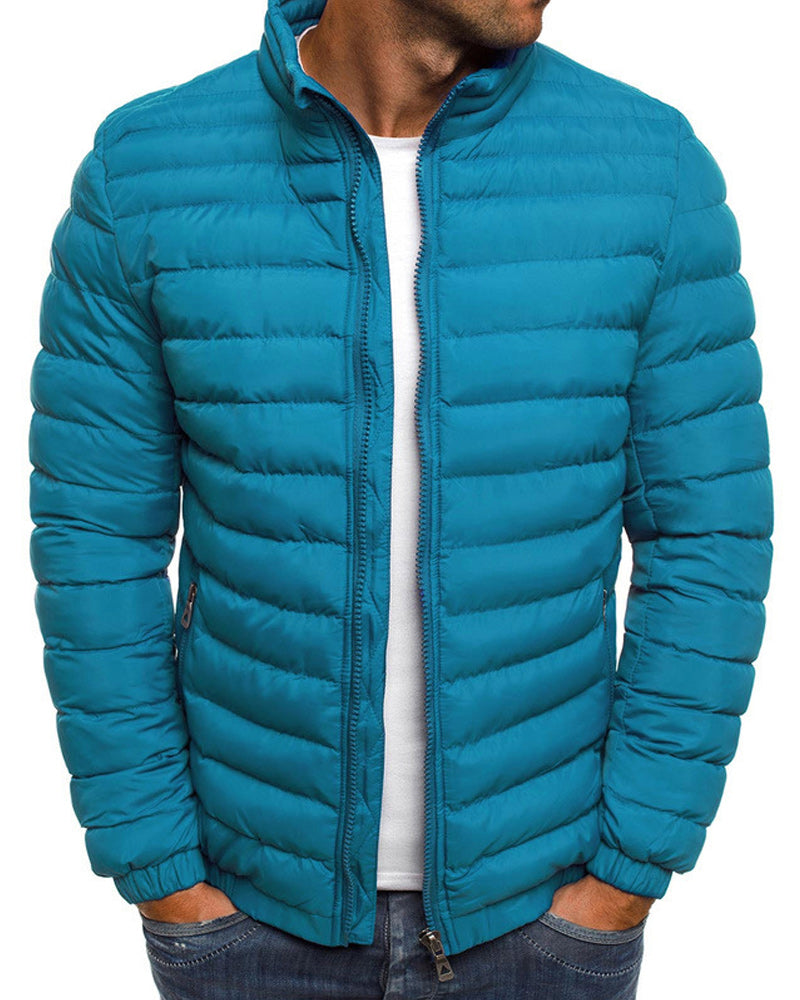 Veste simple à col montant Couleurs variées
