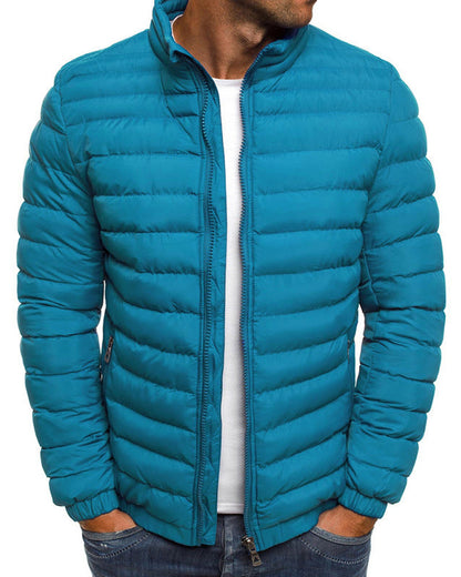 Veste simple à col montant Couleurs variées