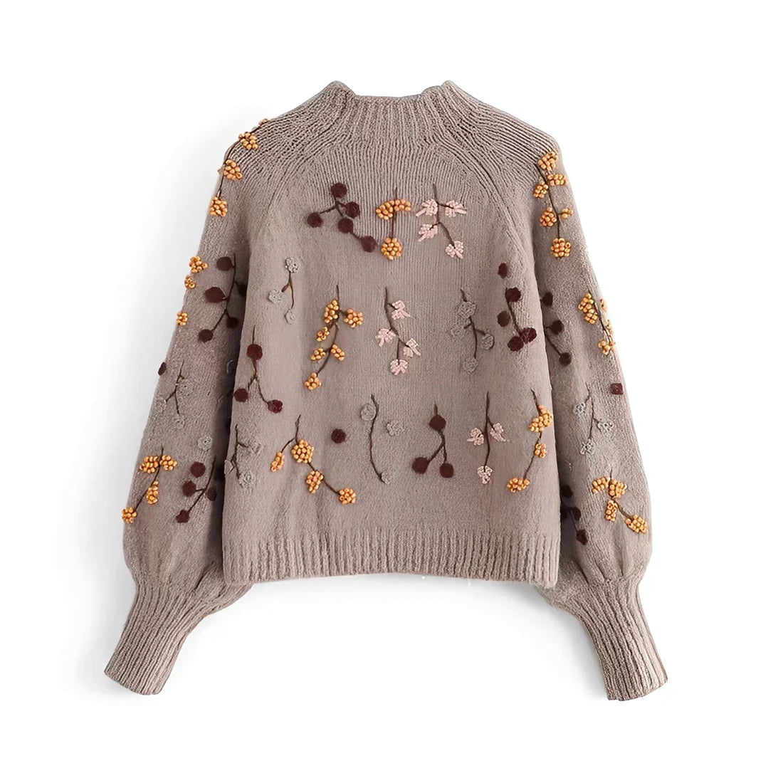 Pull en tricot élégant femme moderne