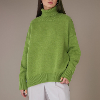 Femmes Col Roulé Chaud Hiver