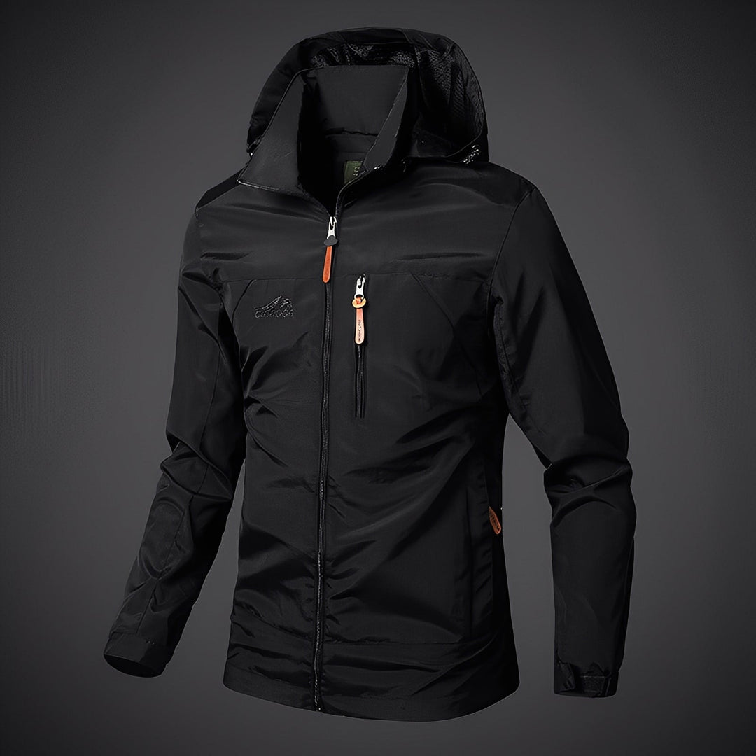 Veste de randonnée pratique pour hommes avec capuche