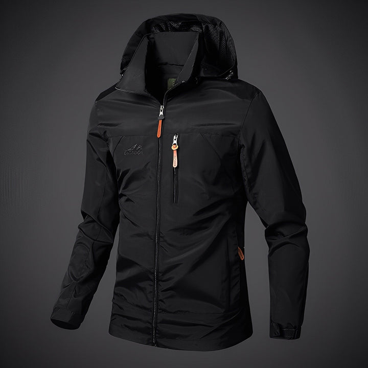 Veste de randonnée pratique pour hommes avec capuche