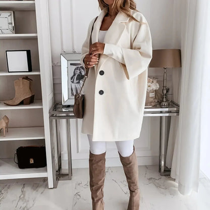 Stylischer Wintermantel Damen Warm und Elegant - IdealeKleiden