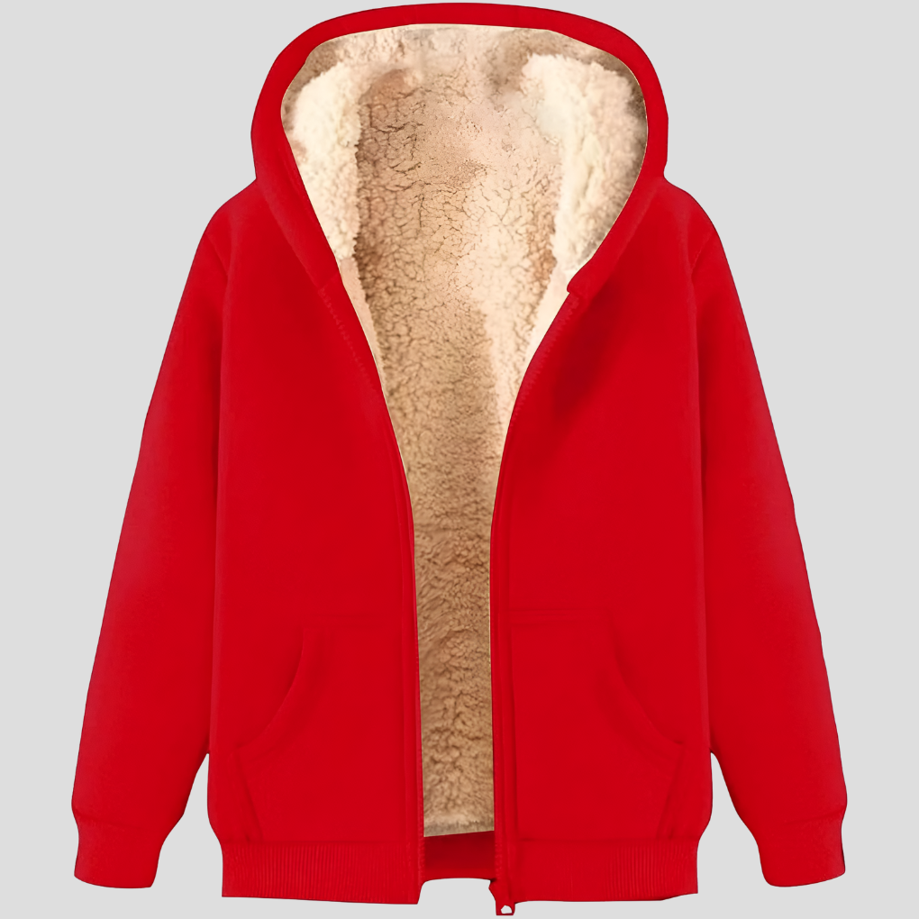 Sweat à capuche polaire chaud pour homme Hiver
